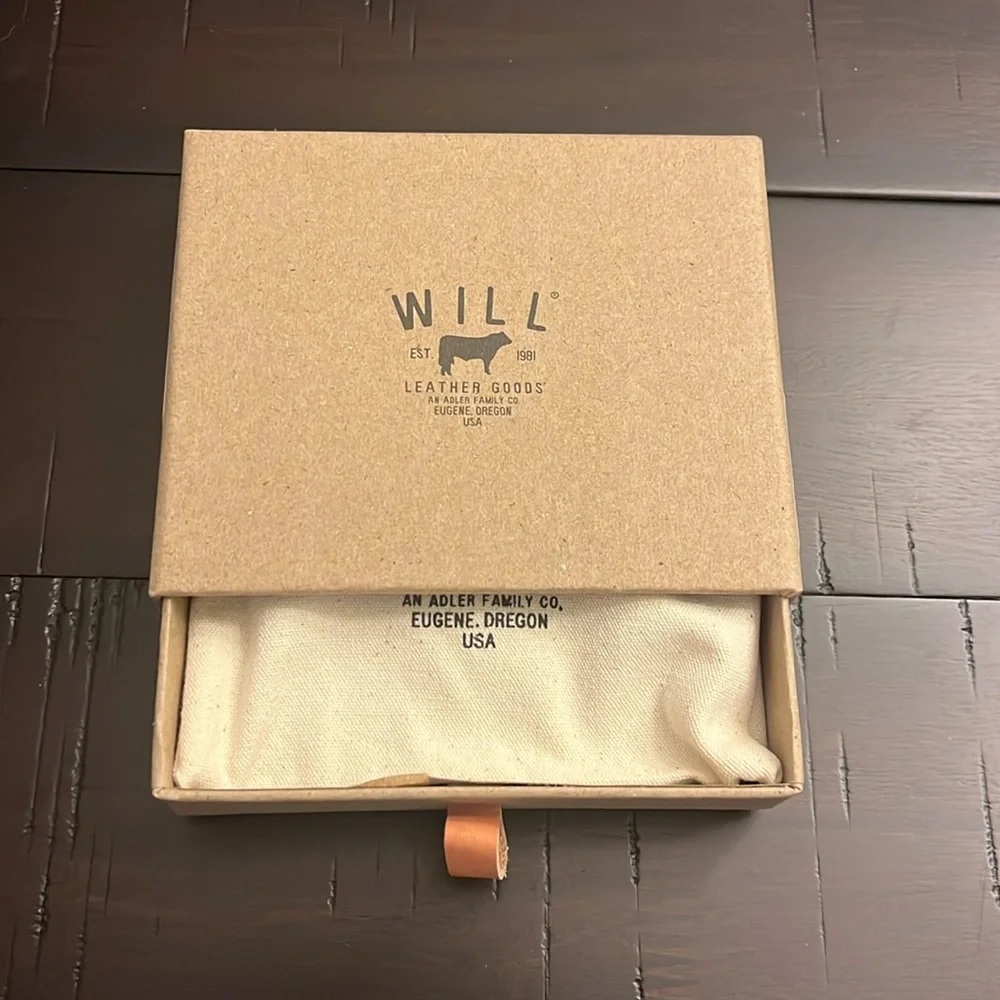 Will Leather Goods Card Case Wallet new Whisky
